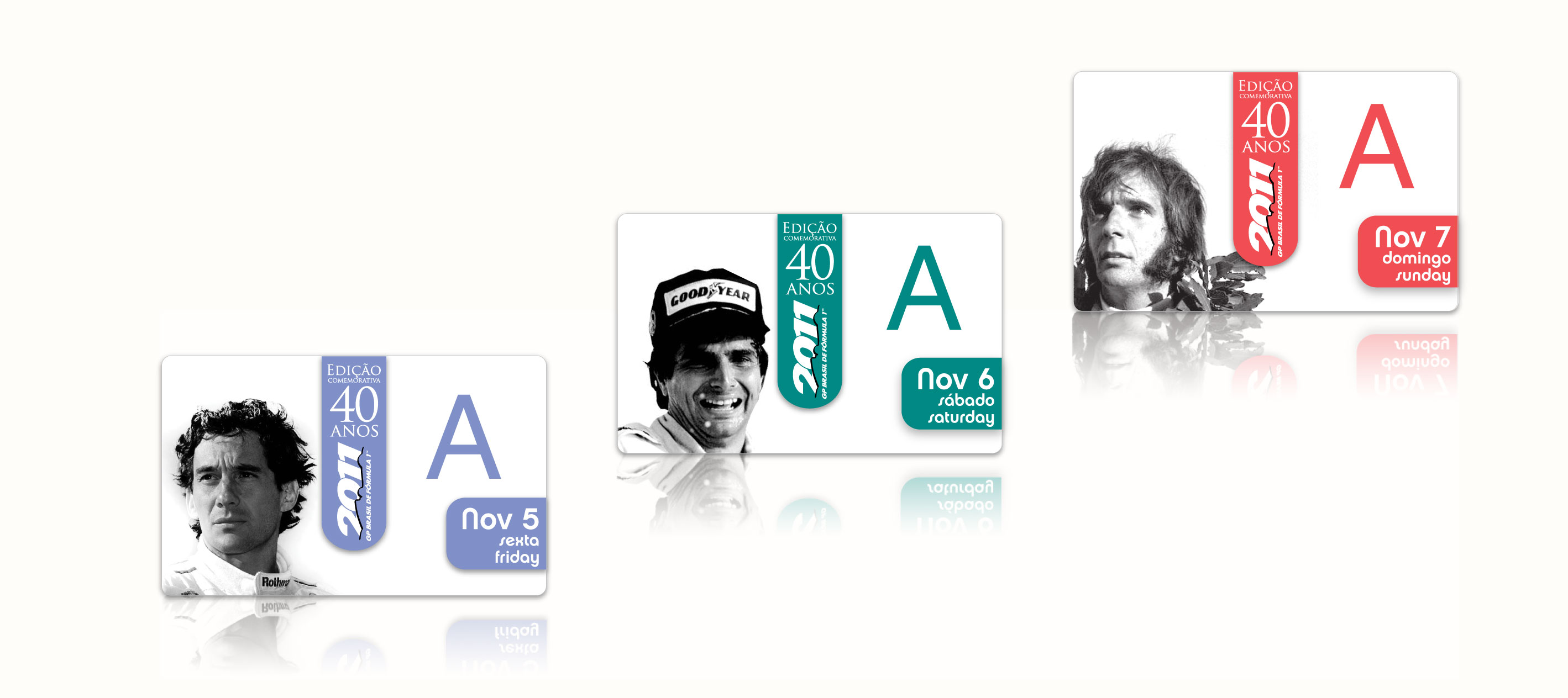 Projeto inicial para o GP de 2011 Para a comemoração dos 40 anos de F1, o ID preparou um layout especial, que acabou sendo substituído por outra opção.